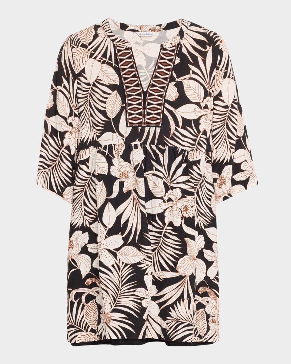 St. Lucia Blooms Tunic Dress